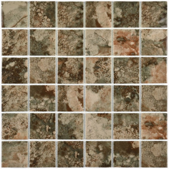 Amuletto Leaf Стеклянная мозаика Bonaparte 300х300 мм Amuletto Leaf Стеклянная мозаика Bonaparte 300х300 мм