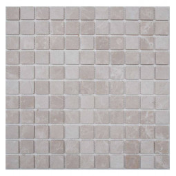 Crema Marfil 25-4T (Турция) Мраморная мозаика Философия мозаики 305x305 мм