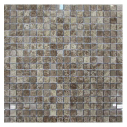 Emperador Light 15-4P (Турция) Мраморная мозаика Философия мозаики 305x305 мм