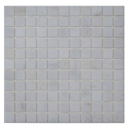 Glacial White 25-4T (Турция) Мраморная мозаика Философия мозаики 305x305 мм