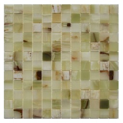 Onyx Jade Verde 23-6P Мозаика из оникса Философия мозаики 300x300 мм
