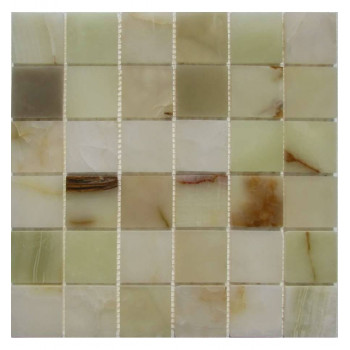 Onyx Jade Verde 48-6P Мозаика из оникса Философия мозаики 305x305 мм Onyx Jade Verde 48-6P Мозаика из оникса Философия мозаики 305x305 мм