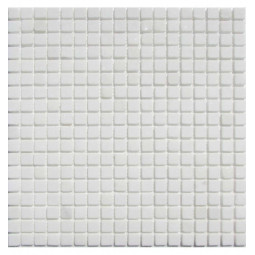 Thassos 20-4P Мраморная мозаика Философия мозаики 305x305 мм