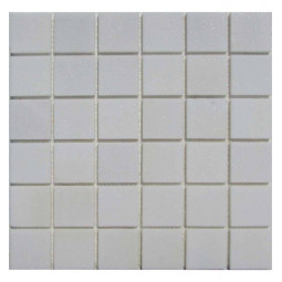 Thassos 48-6P Мраморная мозаика Философия мозаики 305x305 мм