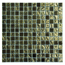 Luxury Gold 20 Стеклянная мозаика Философия мозаики 300x300 мм