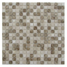 Cappuccino Cream 15-4P Мраморная мозаика Философия мозаики 305x305 мм