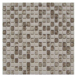 Cappuccino Cream 15-4T Мраморная мозаика Философия мозаики 305x305 мм