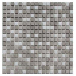 Grey Priority 15-4T Мраморная мозаика Философия мозаики 305x305 мм