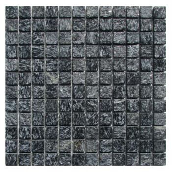 Shiny Black 23 Мозаика из сланца Философия мозаики 300x300 мм Shiny Black 23 Мозаика из сланца Философия мозаики 300x300 мм